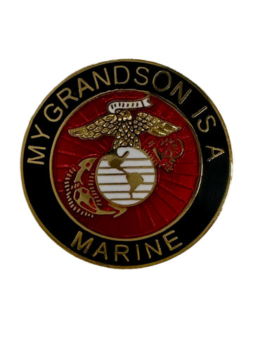 My Grandson is a Marine Lapel Pin (MP)