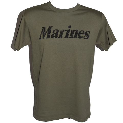 Youth Marines T-Shirt - Military Green