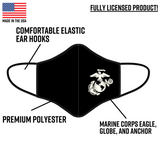 Premium EGA Marine Corps Face Mask made in the United States.