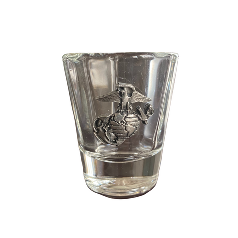Shotglass With Silver 3D EGA