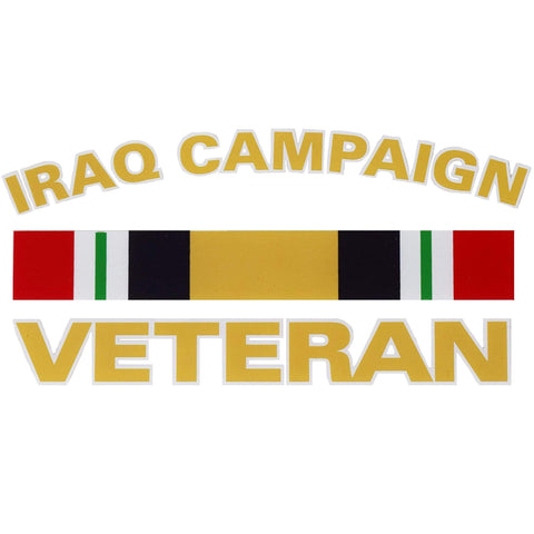 Iraq Campaign Veteran Decal