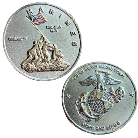 Iwo Jima Challenge Coin