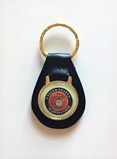 Leather EGA Keychain
