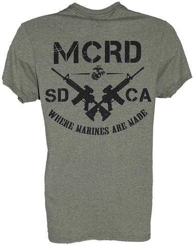 MCRD San Diego Crossed Rifles T-Shirt