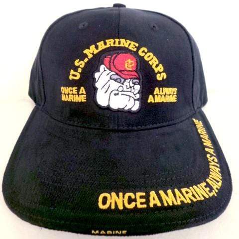 Once A Marine, Always A Marine Bulldog Hat