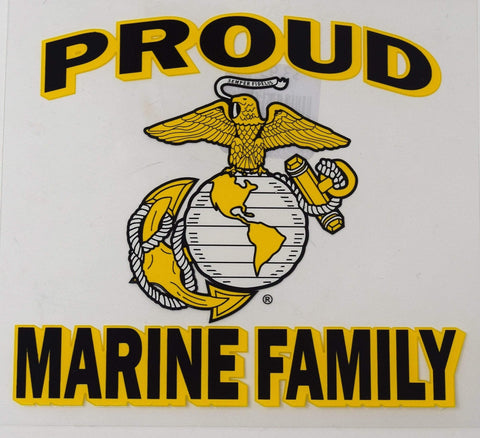 Proud Marine Family with EGA Decal