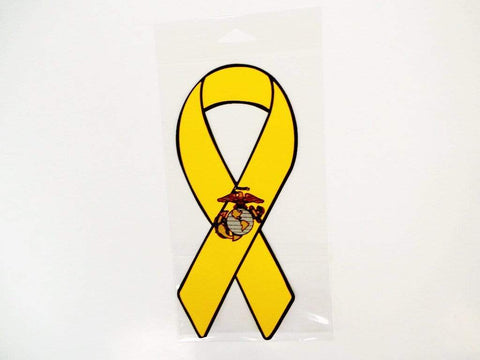 Ribbon Magnet with EGA Emblem - Yellow