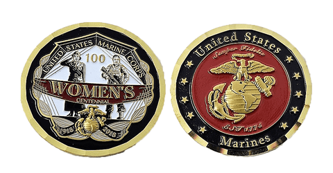 Women Marines Centennial Challenge Coin