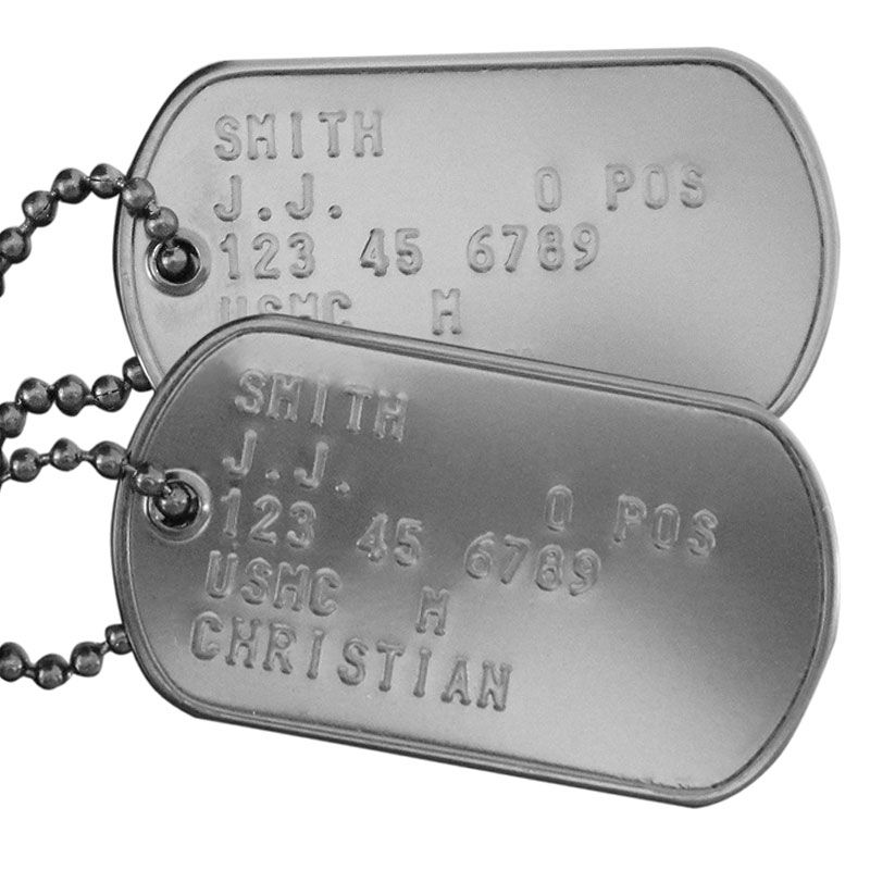 Custom Vintage Dog Tags