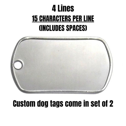 Custom Vintage Dog Tags