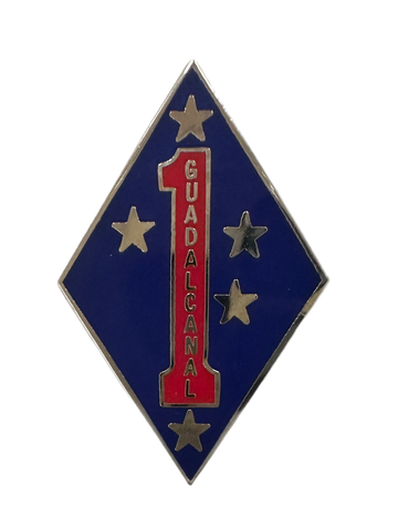 1st Marine Division Insignia Lapel Pin