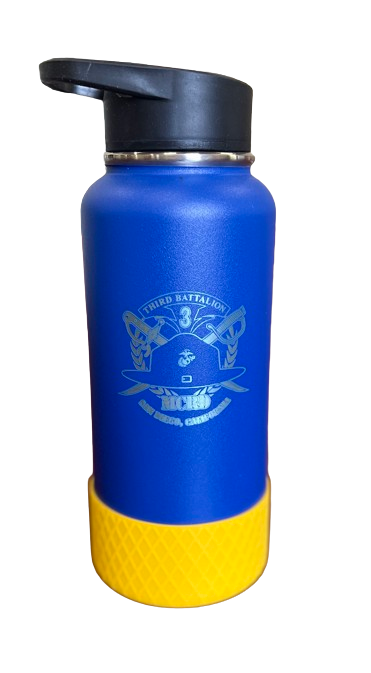 32oz Stainless Steel 3rd Battalion Water Bottle