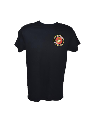 United States Marine Corps Seal Shirt in Black