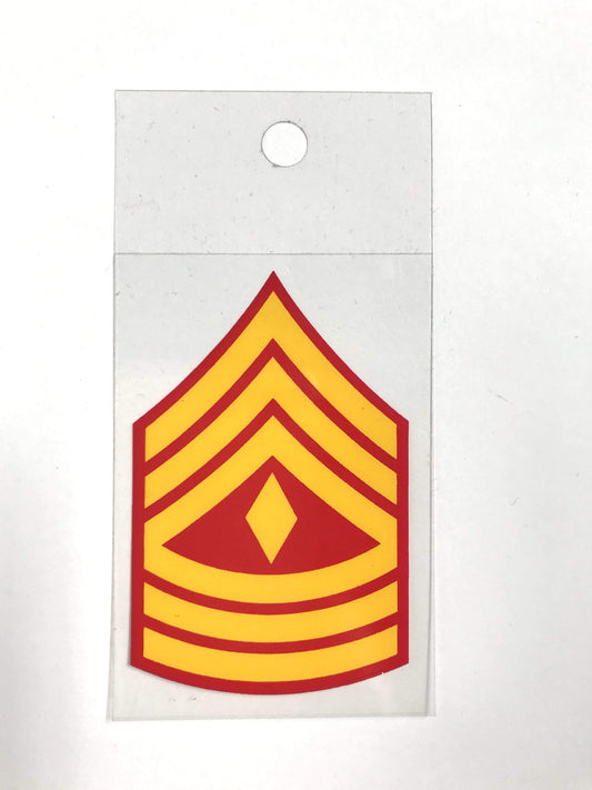 USMC E-8 1st Sgt Decal