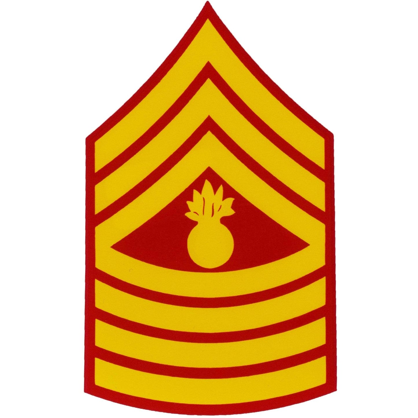 USMC E-9 MGySgt Decal