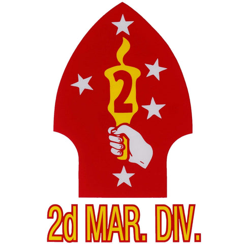 2nd Marine Division Decal