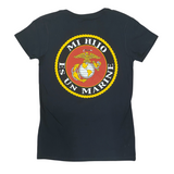 Mi Hijo Es Un Marine  Ladies V-Neck T-shirt