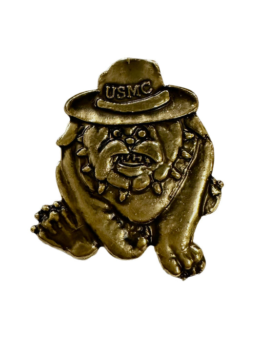 Drill Instructor Bulldog Lapel Pin