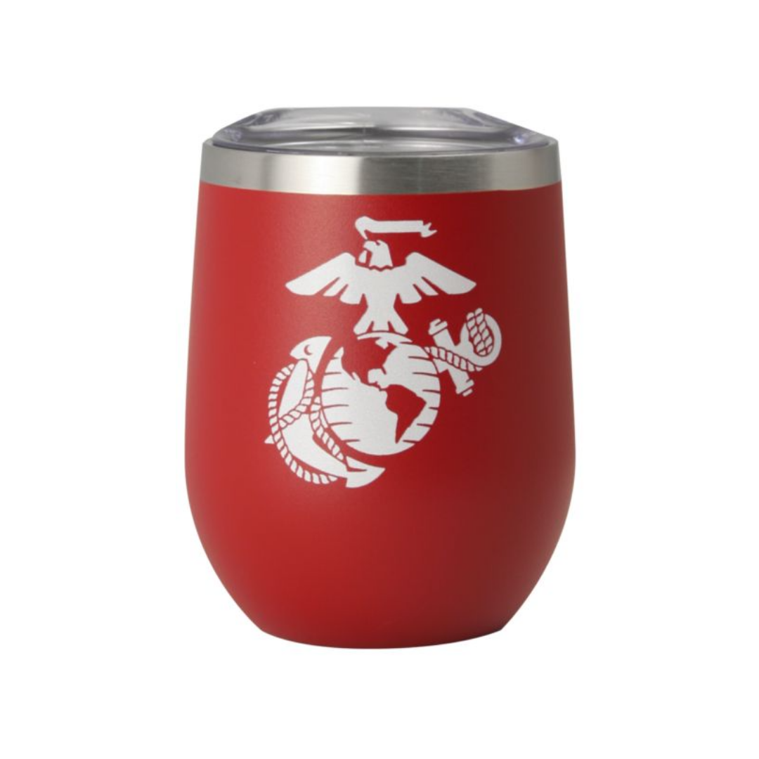 Red EGA Stainless Steel Wine Tumbler