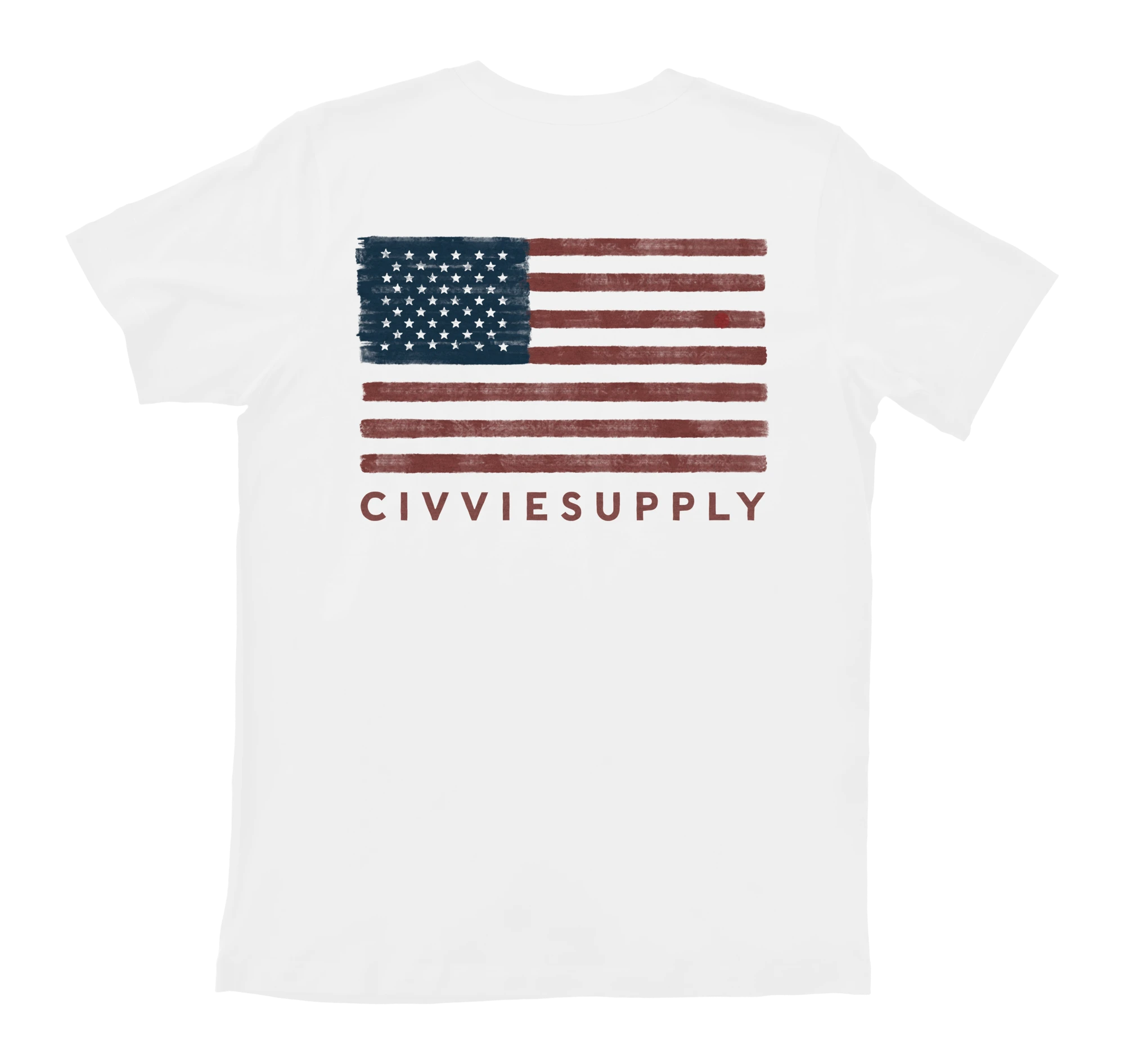 Stars & Stripes USA Flag Pocket T-shirt | 31PKT