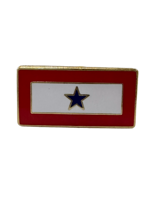 Blue Star Flag Lapel Pin