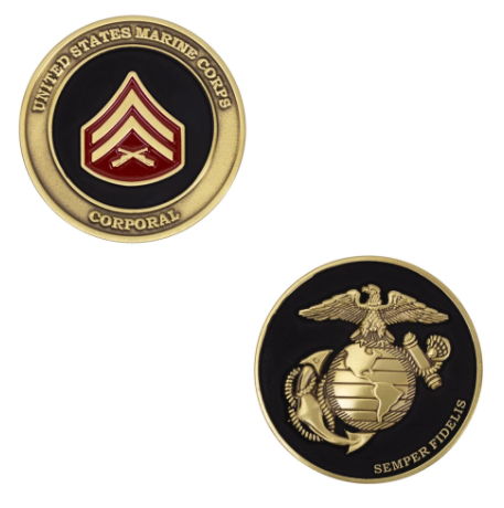 Corporal USMC Coin