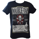 Double Tap Graphic T-Shirt-Black