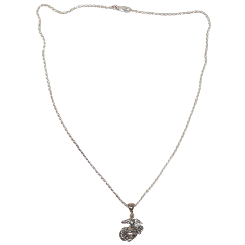 EGA 3/4" Sterling Silver Necklace