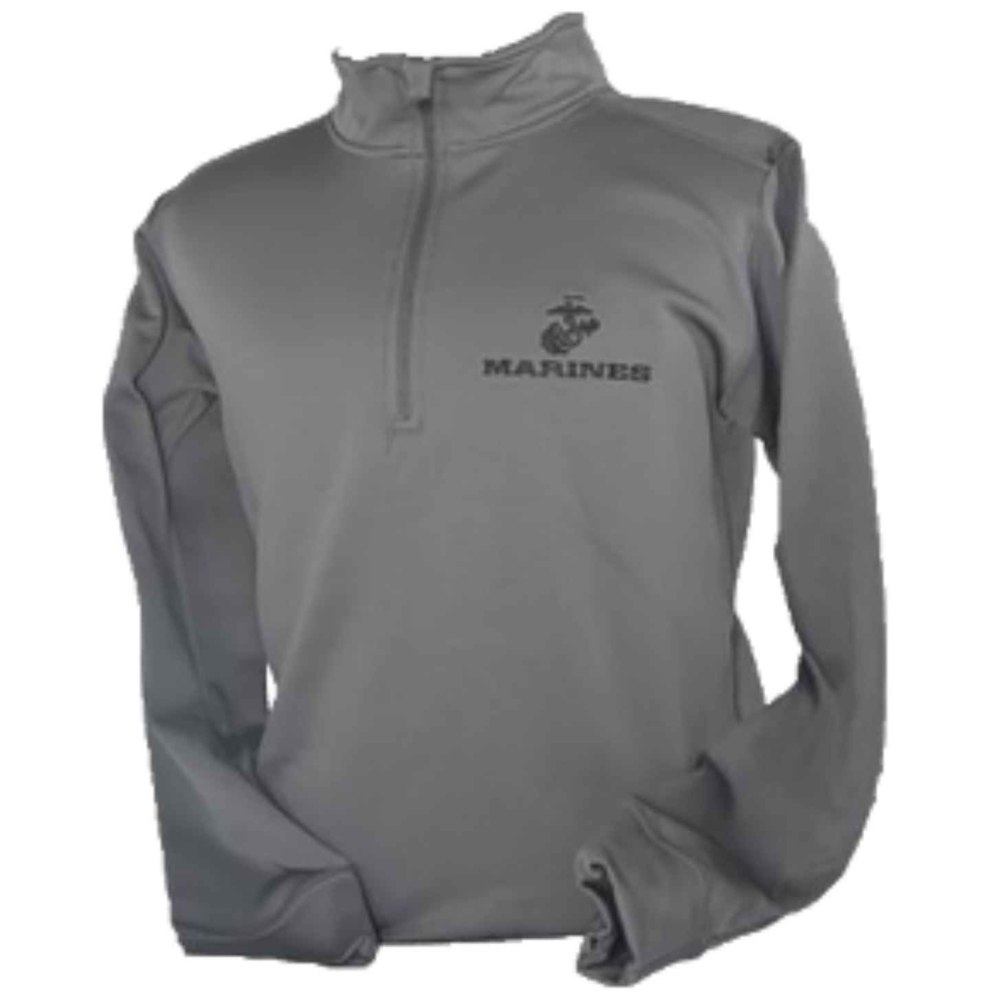 EGA Marines 1/4 Zip Charcoal