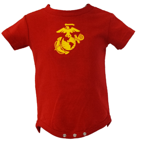 Infant Frag Out Onesie in Red