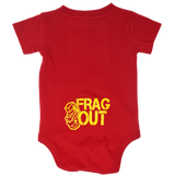 Infant Frag Out Onesie in Red
