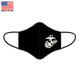 Premium polyester EGA Marine Corps Face Mask made in the United States