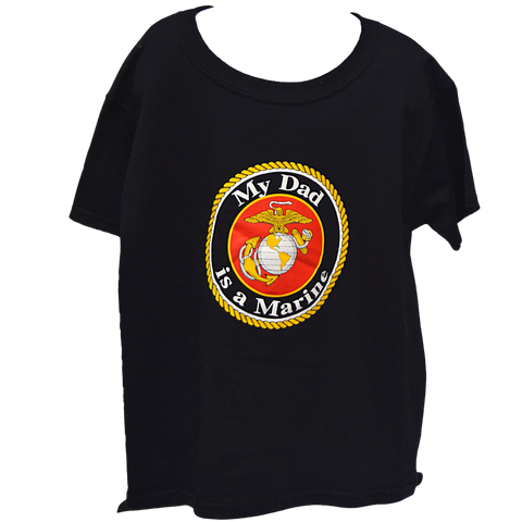 Youth My Dad is a Marine T-Shirt
