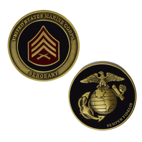 Sergeant USMC Coin