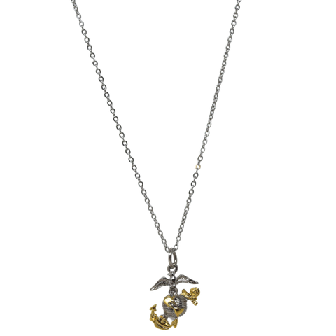 Small 2-tone EGA necklace