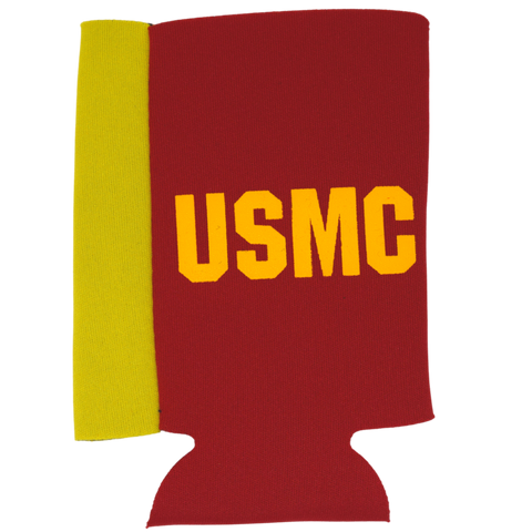 USMC Can Cooler Red