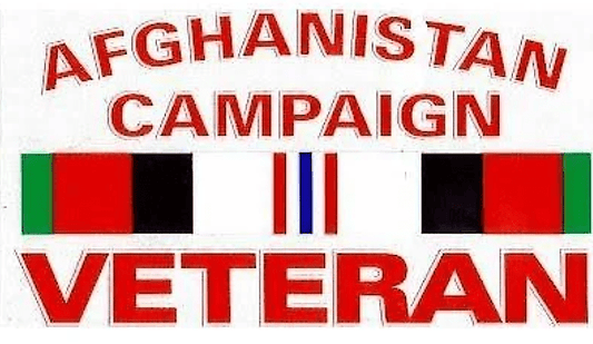 Afghanistan Campaign Veteran Decal