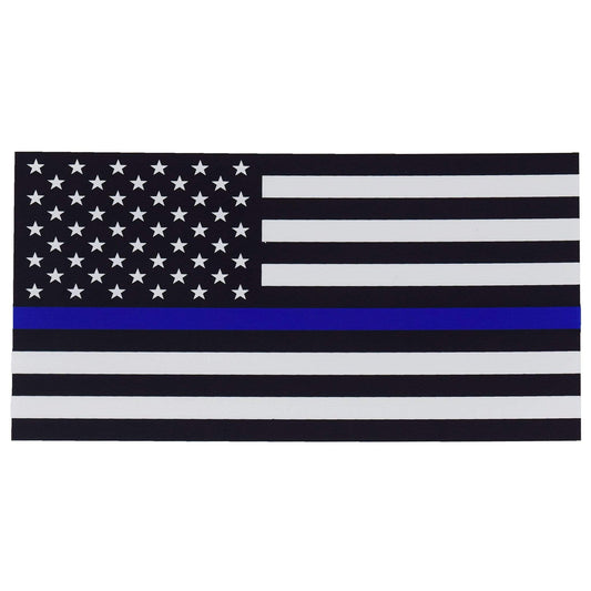 American Flag Blue Line Decal