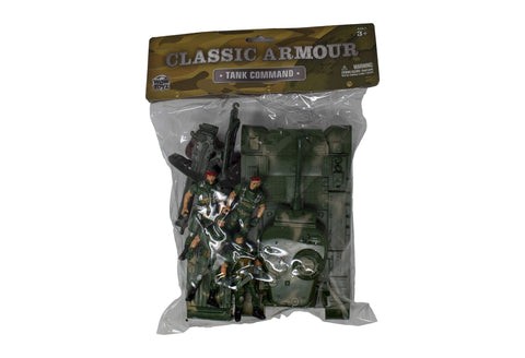 Classic Armour Tank & Soldier Toy Set