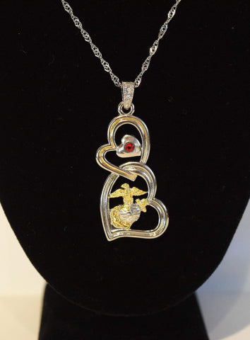Entwined Hearts Necklace