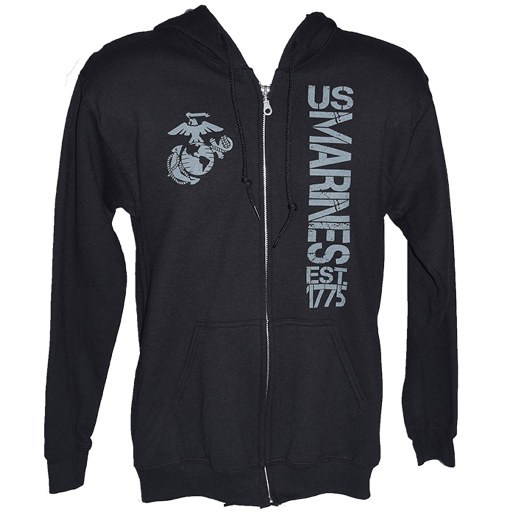 Marine corps zip online up hoodie