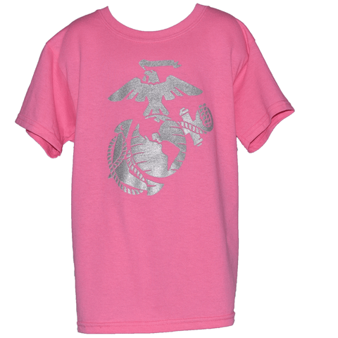 Girls Youth Pink EGA Glitter Shirt