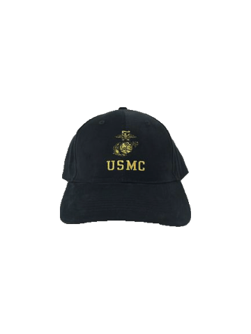 Gold Embroidered EGA USMC Hat