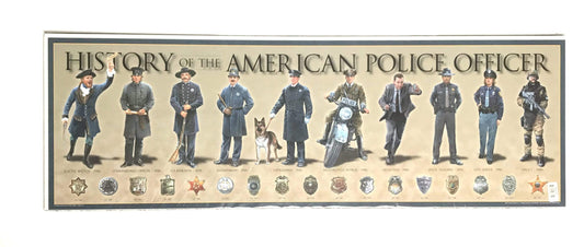 History Of The American Police Officer Poster