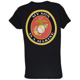 Ladies My Son Is A Marine V-Neck T-Shirt