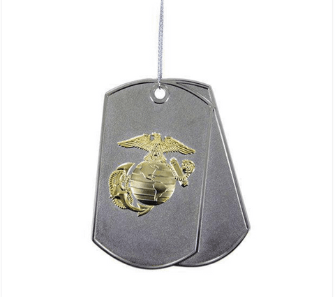 Marine Corps Dog Tag Ornament