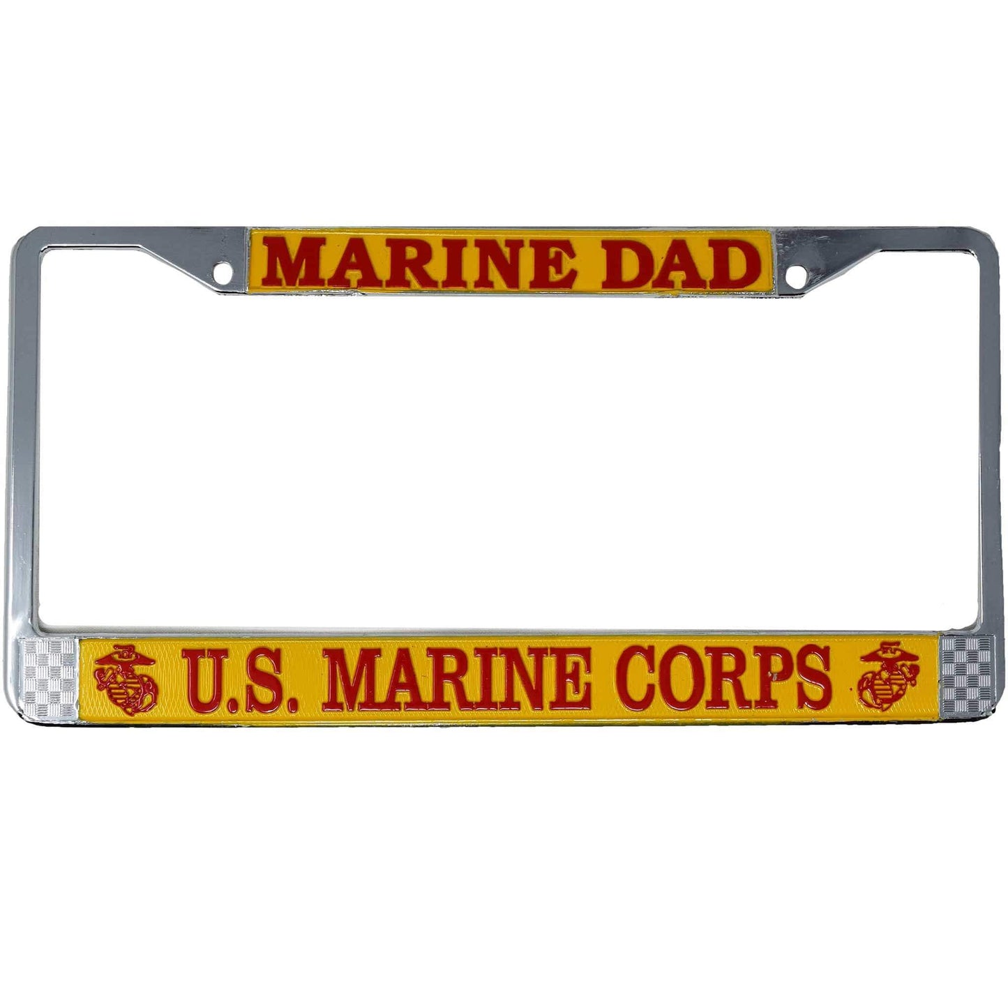 Marine Dad License Plate Frame