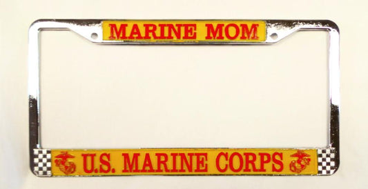 Marine Mom License Plate Frame