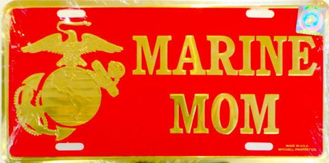 Marine Mom License Plate