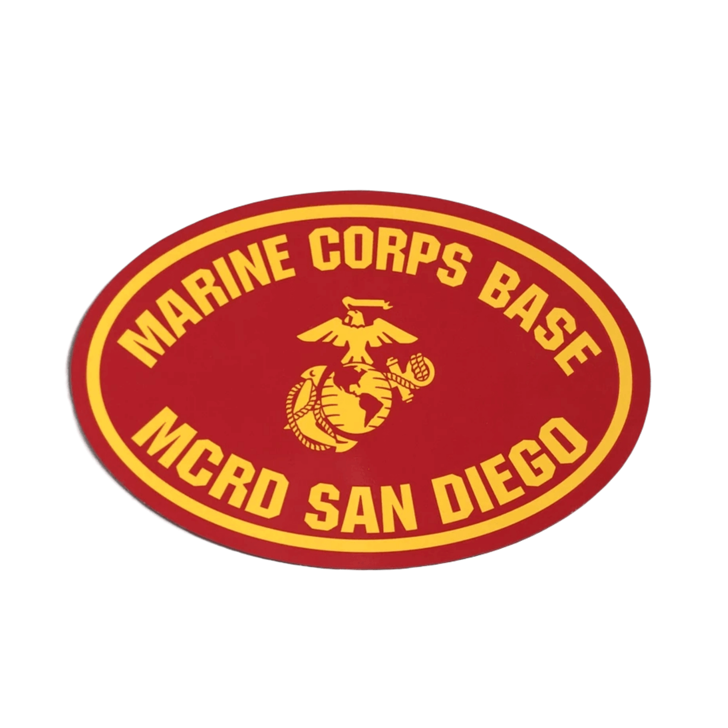 MCRD San Diego Oval Magnet